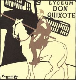 The Beggarstaffs - Poster for Don Quixote, 1896.